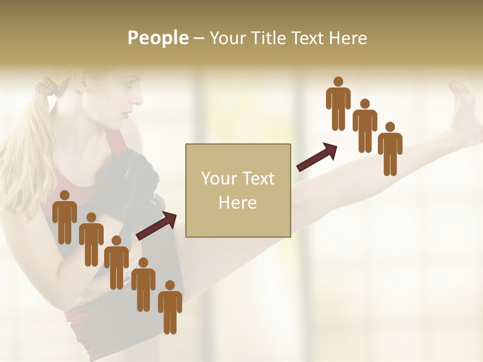 Kicking Leg PowerPoint Template