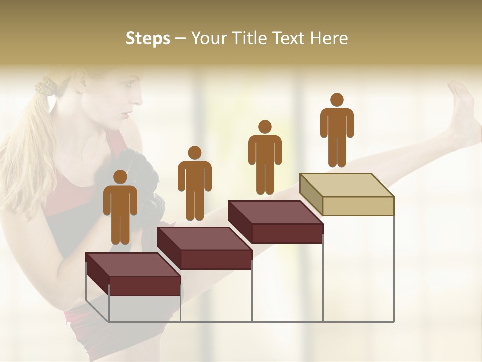 Kicking Leg PowerPoint Template