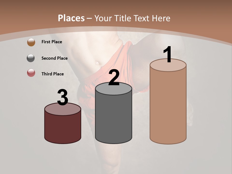 Muay Thai Fighter PowerPoint Template