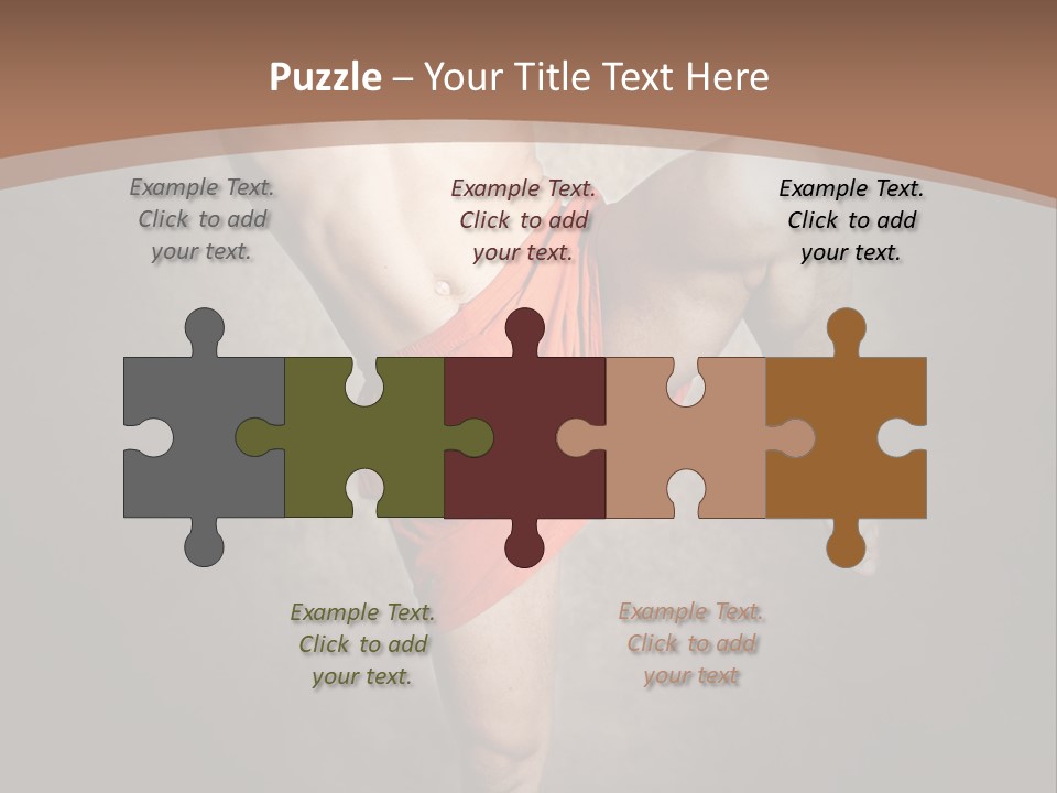 Muay Thai Fighter PowerPoint Template