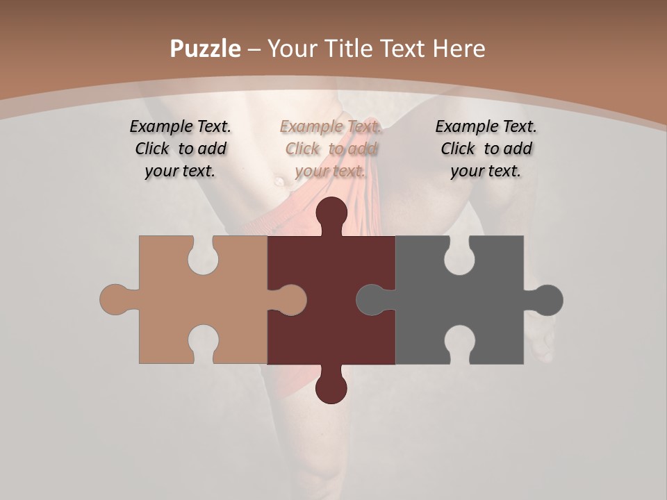 Muay Thai Fighter PowerPoint Template