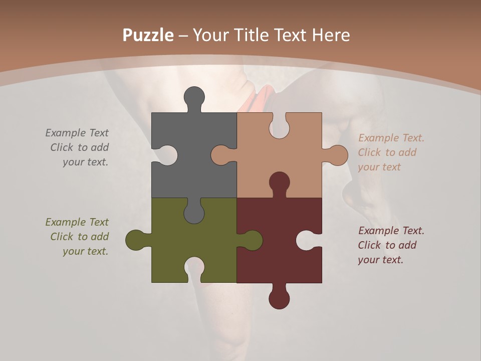 Muay Thai Fighter PowerPoint Template