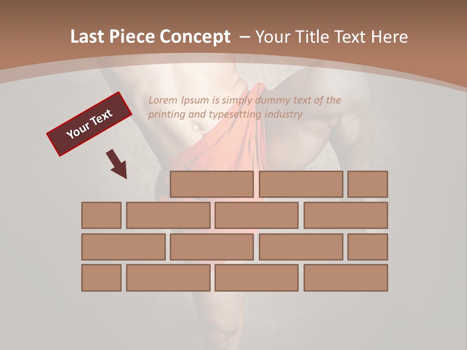 Muay Thai Fighter PowerPoint Template