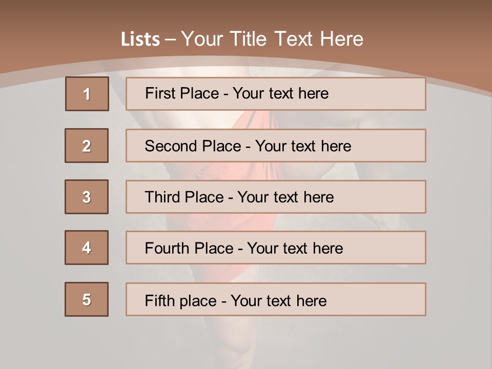 Muay Thai Fighter PowerPoint Template