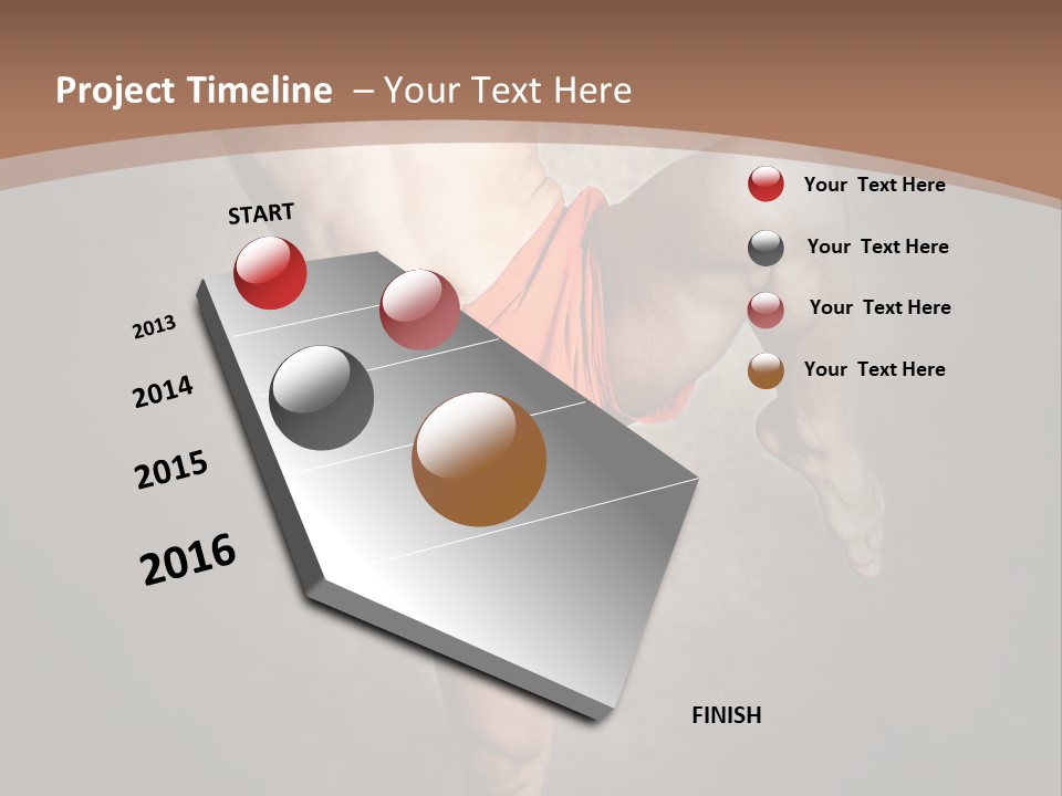Muay Thai Fighter PowerPoint Template
