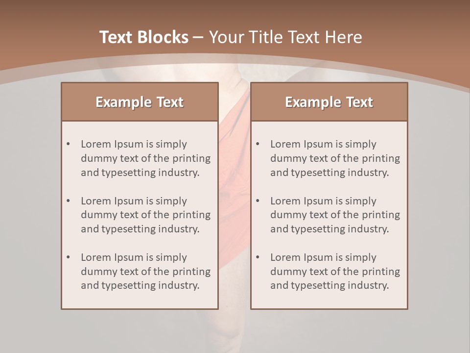 Muay Thai Fighter PowerPoint Template