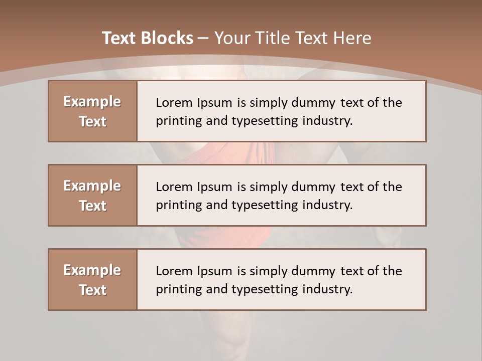 Muay Thai Fighter PowerPoint Template