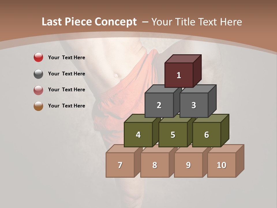 Muay Thai Fighter PowerPoint Template
