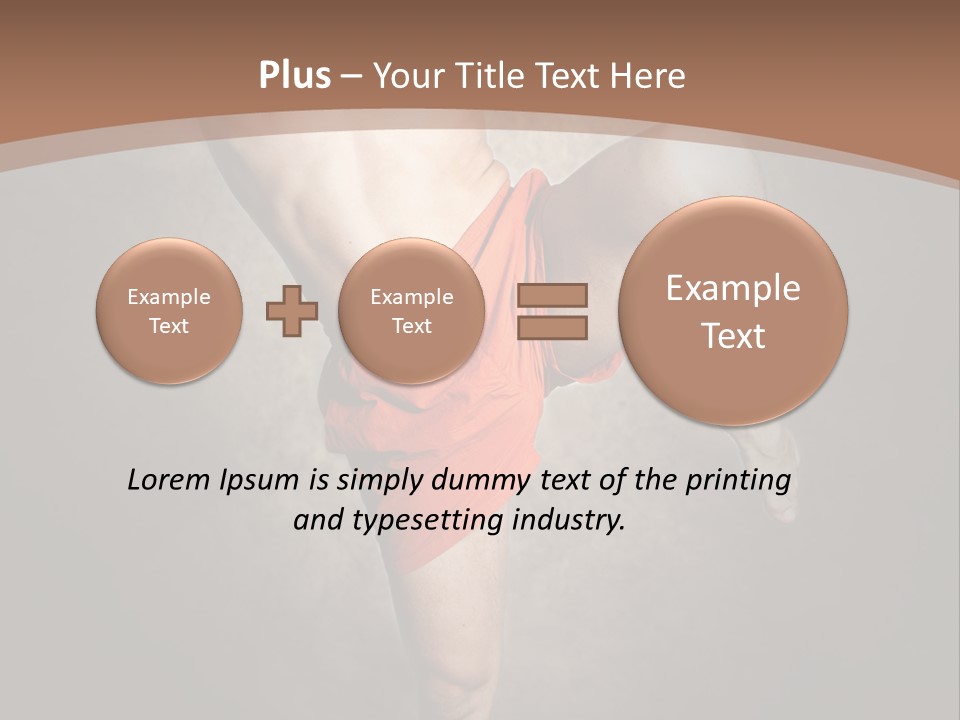 Muay Thai Fighter PowerPoint Template