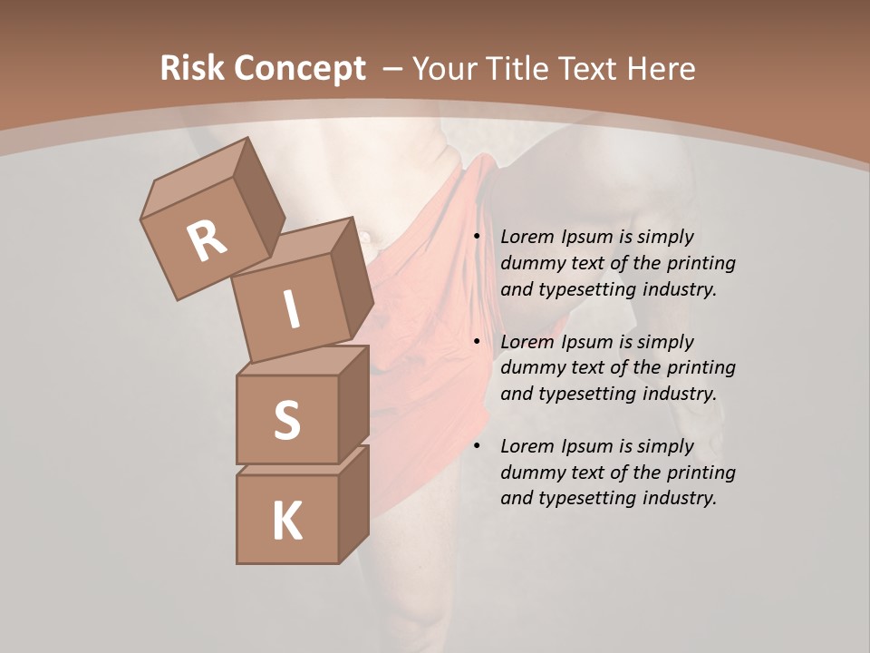 Muay Thai Fighter PowerPoint Template