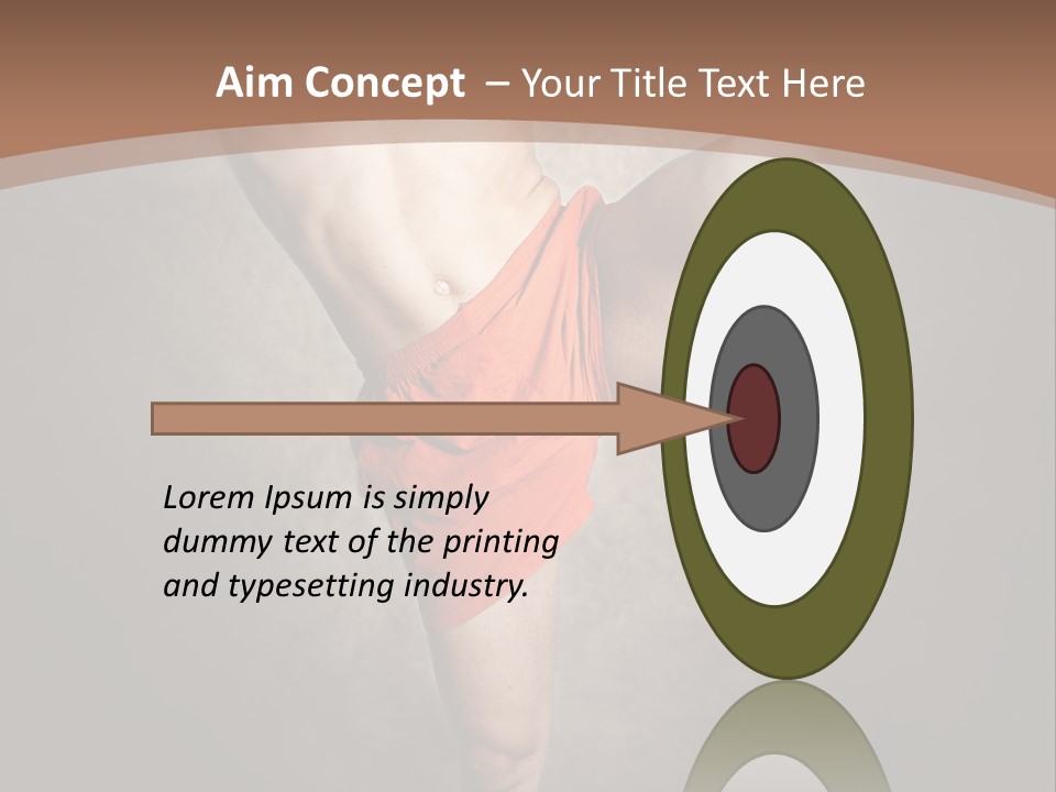 Muay Thai Fighter PowerPoint Template