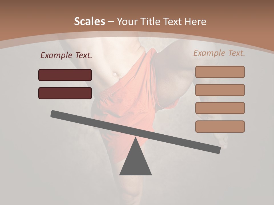 Muay Thai Fighter PowerPoint Template
