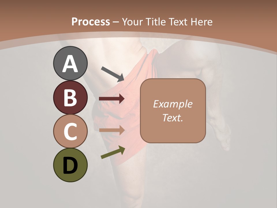 Muay Thai Fighter PowerPoint Template