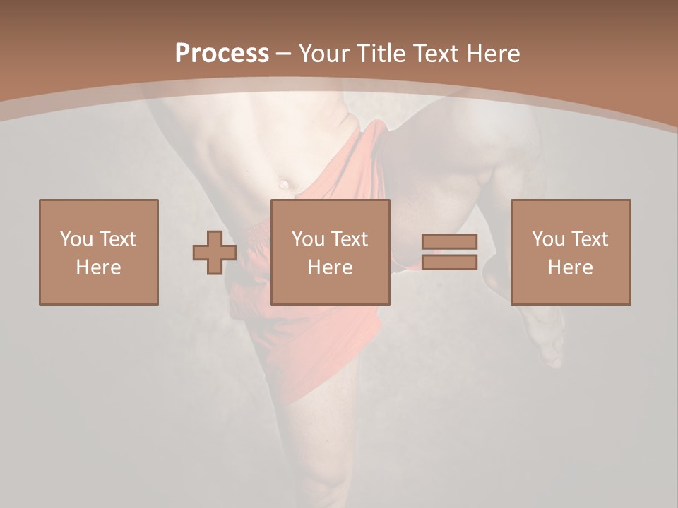 Muay Thai Fighter PowerPoint Template