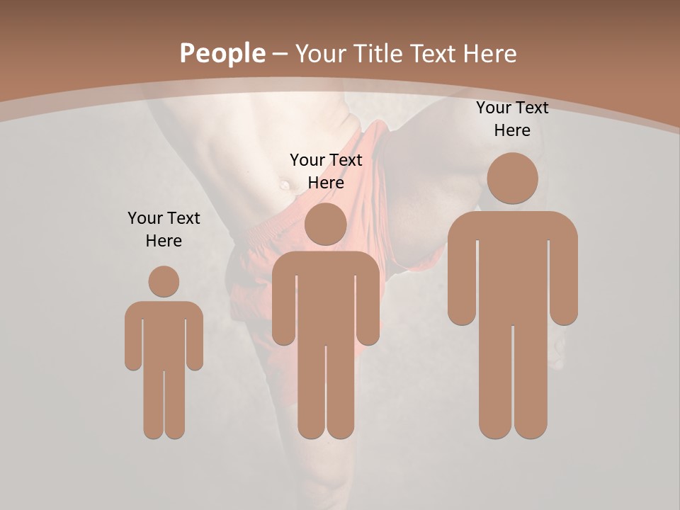 Muay Thai Fighter PowerPoint Template