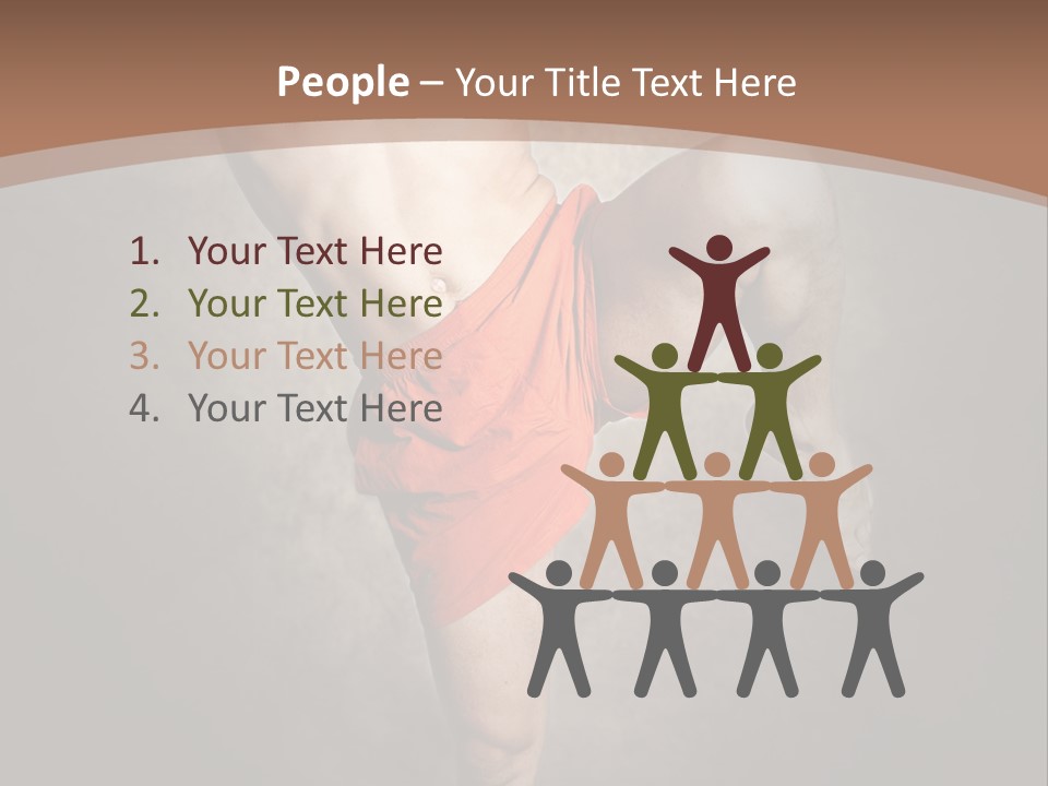 Muay Thai Fighter PowerPoint Template