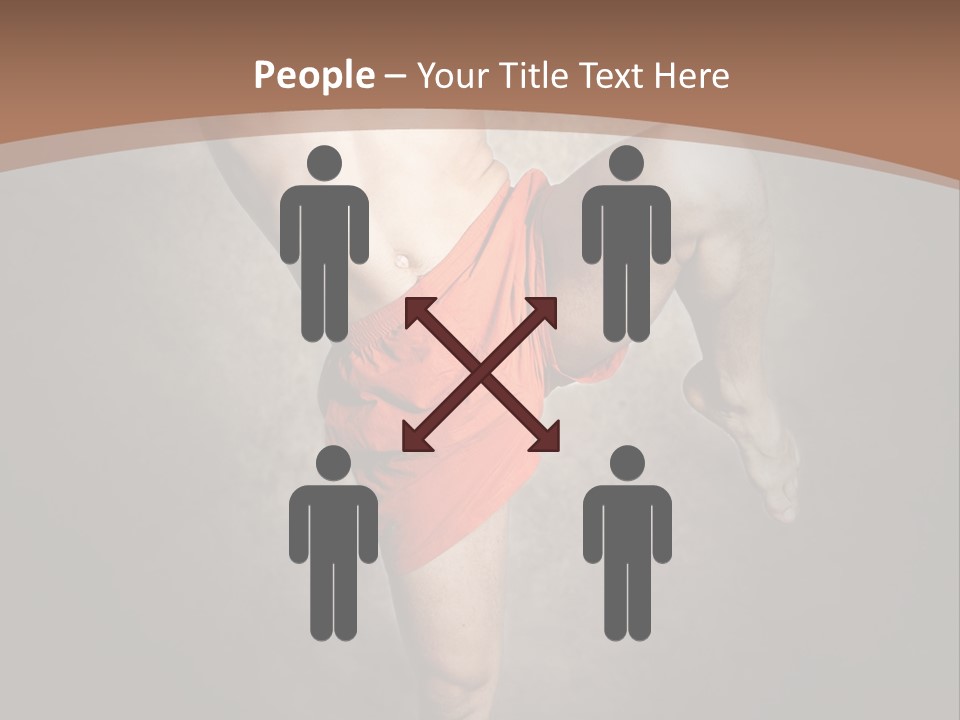 Muay Thai Fighter PowerPoint Template