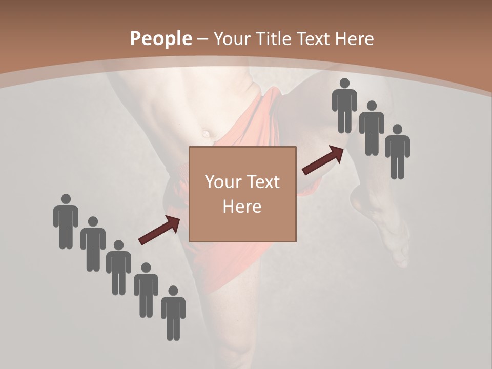 Muay Thai Fighter PowerPoint Template