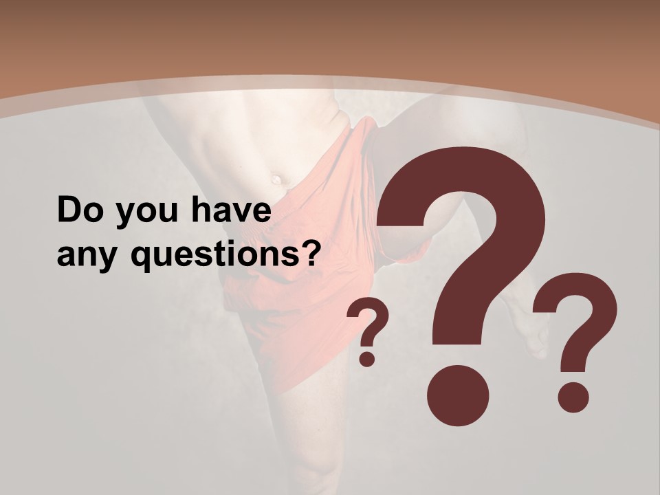 Muay Thai Fighter PowerPoint Template