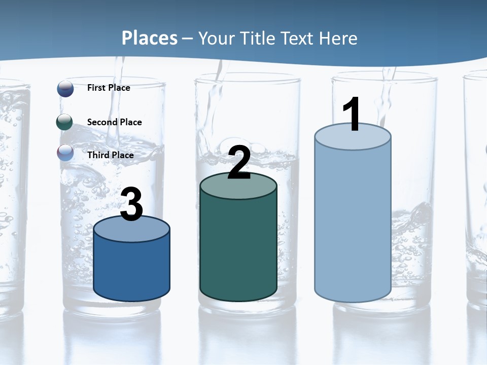 Glasses Of Water PowerPoint Template