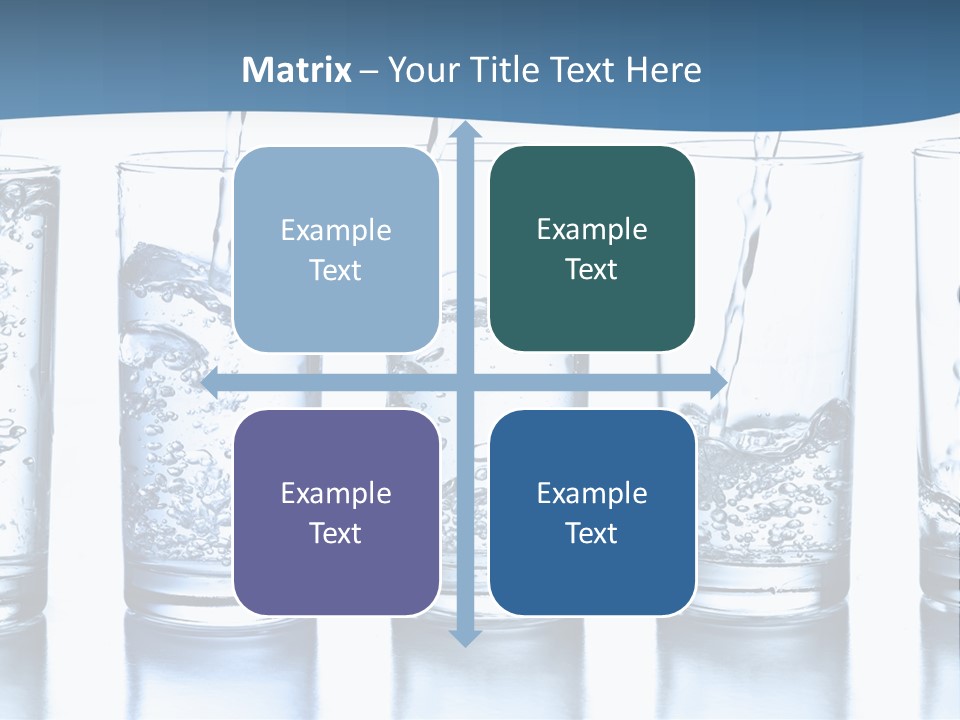 Glasses Of Water PowerPoint Template