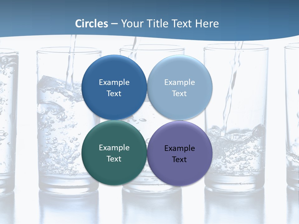Glasses Of Water PowerPoint Template