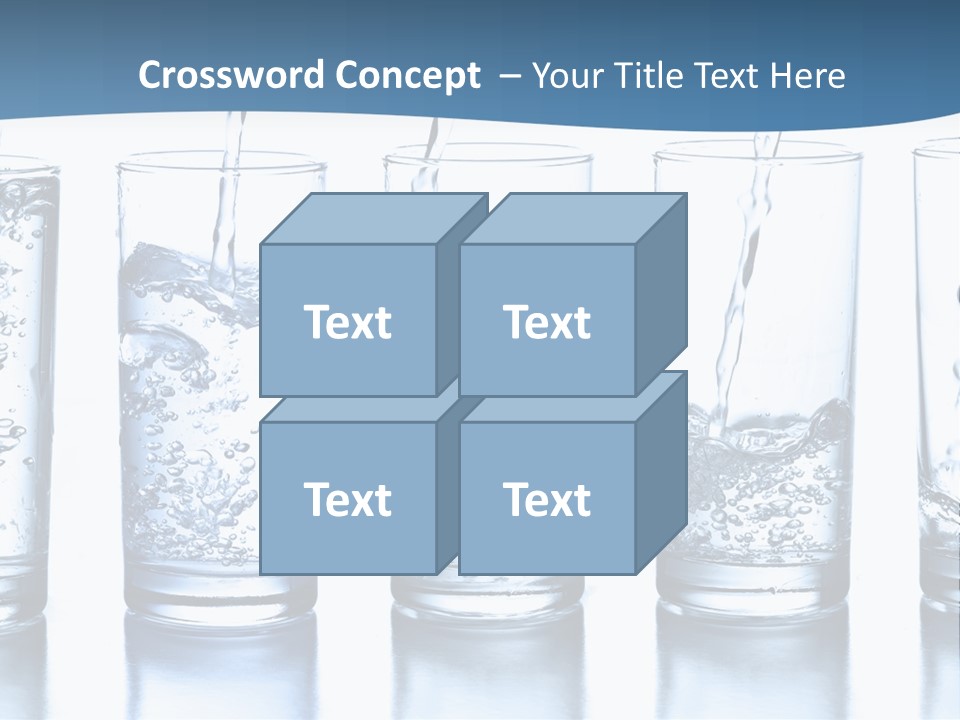 Glasses Of Water PowerPoint Template