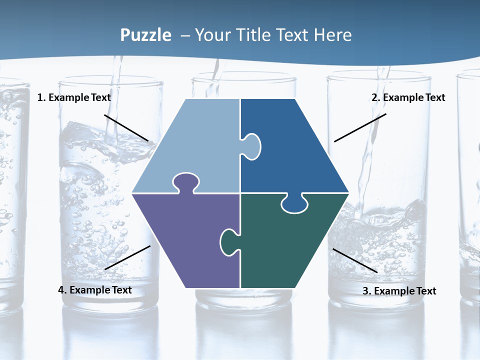 Glasses Of Water PowerPoint Template