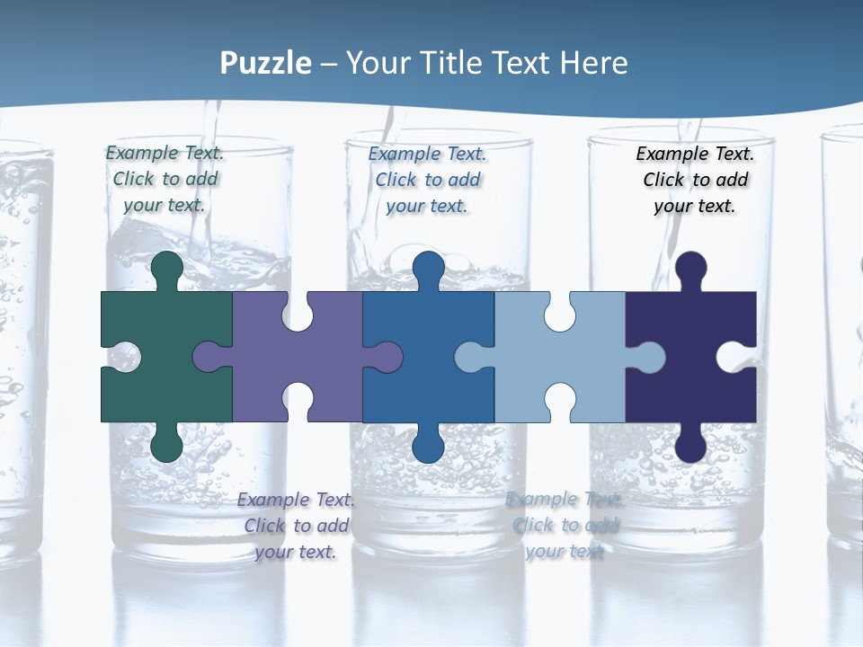 Glasses Of Water PowerPoint Template