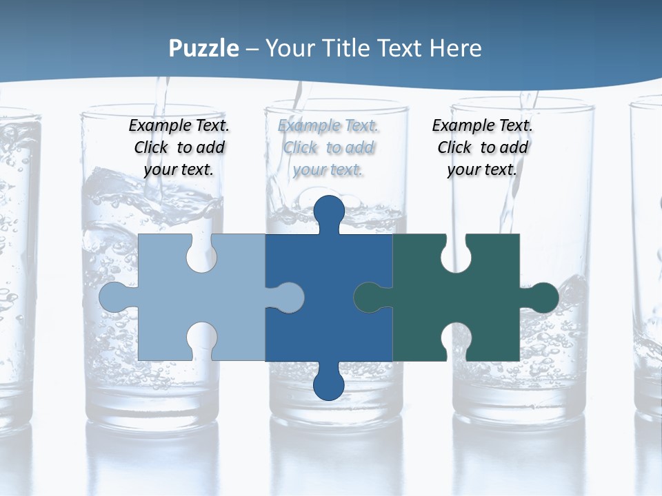 Glasses Of Water PowerPoint Template