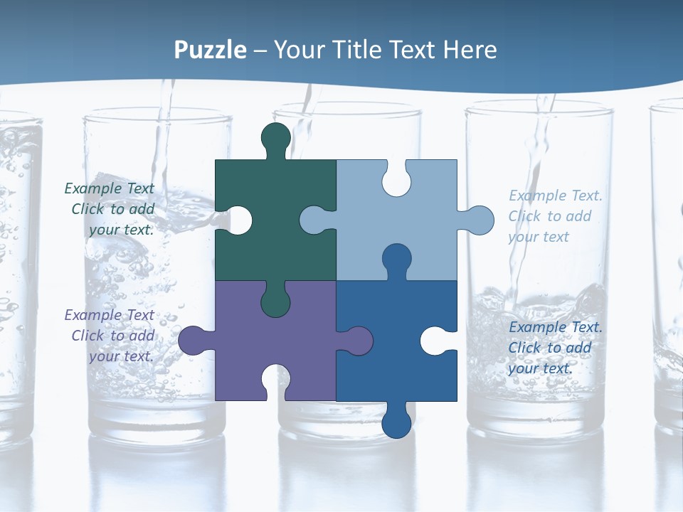 Glasses Of Water PowerPoint Template