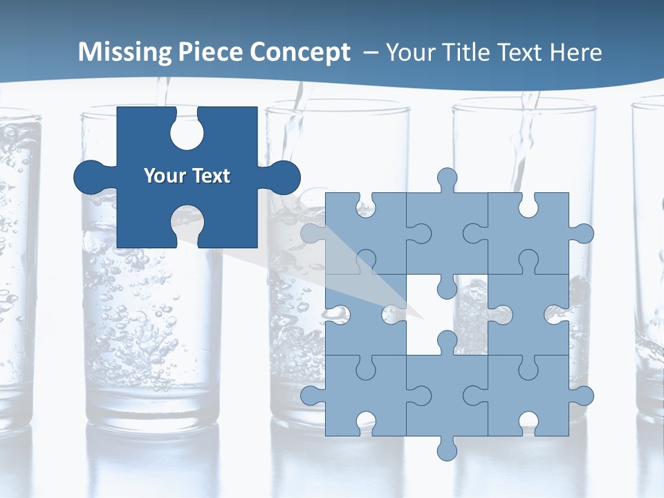Glasses Of Water PowerPoint Template
