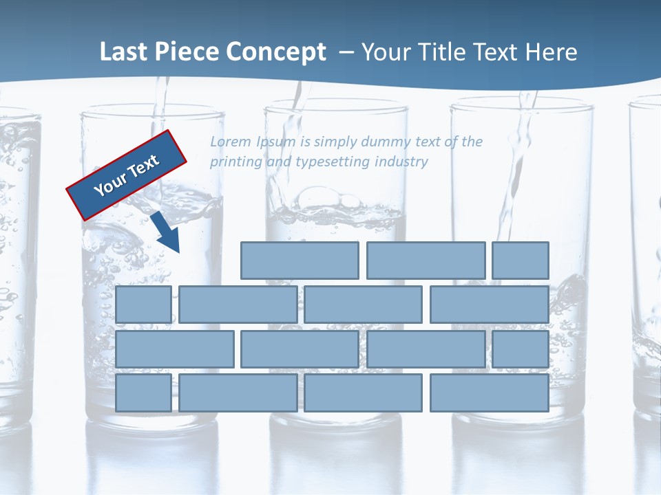 Glasses Of Water PowerPoint Template