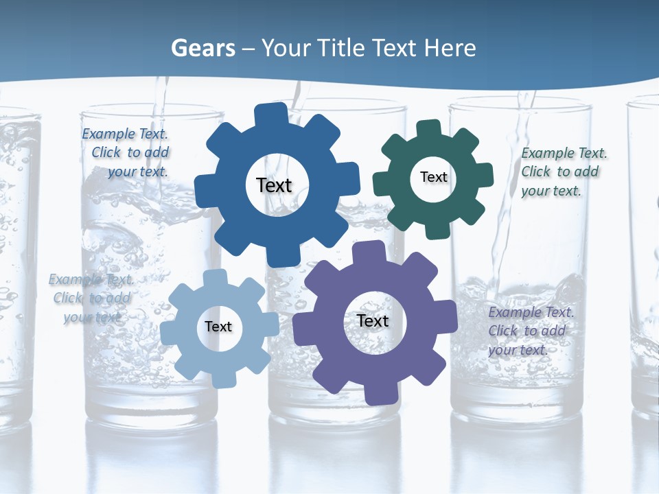 Glasses Of Water PowerPoint Template