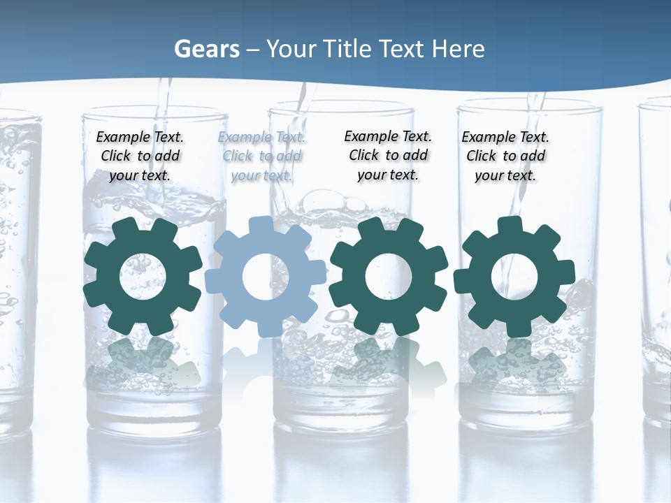 Glasses Of Water PowerPoint Template