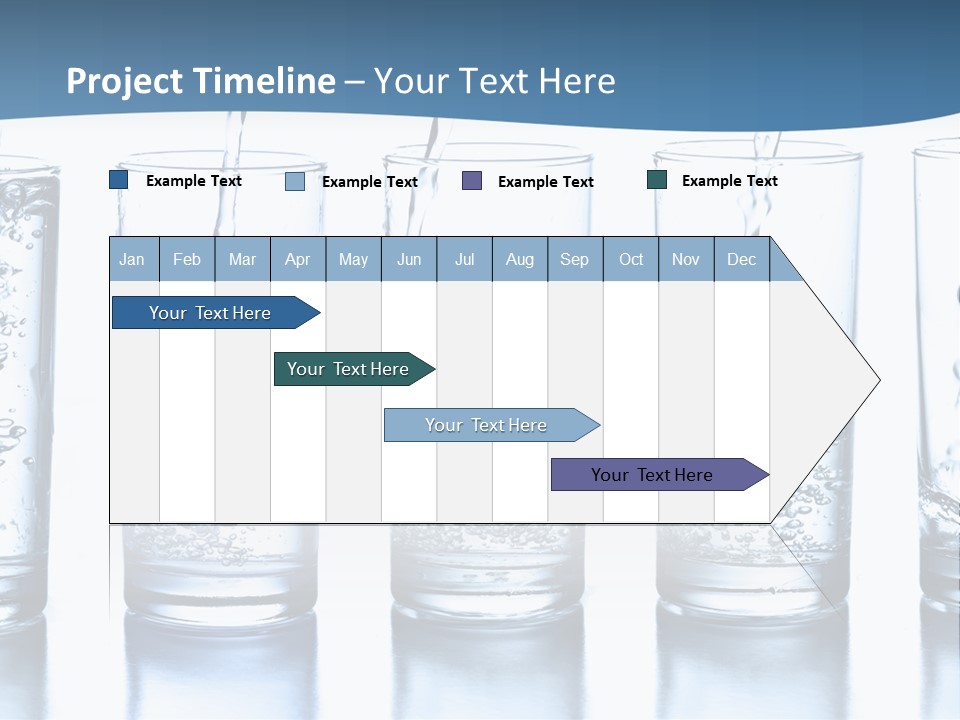 Glasses Of Water PowerPoint Template
