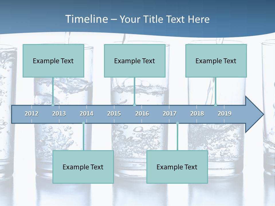 Glasses Of Water PowerPoint Template