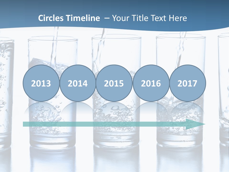 Glasses Of Water PowerPoint Template