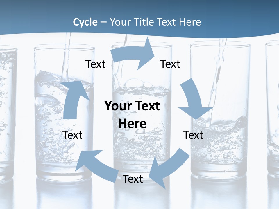 Glasses Of Water PowerPoint Template