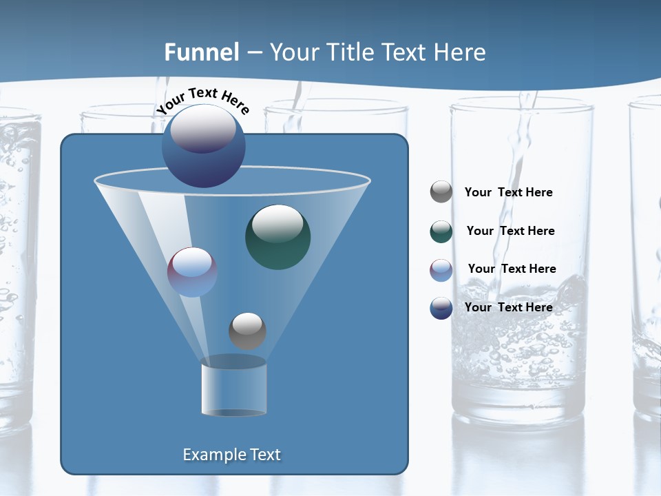 Glasses Of Water PowerPoint Template