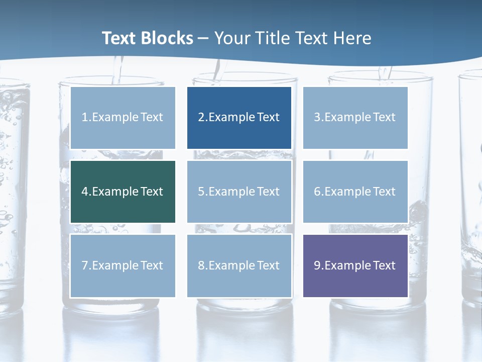 Glasses Of Water PowerPoint Template