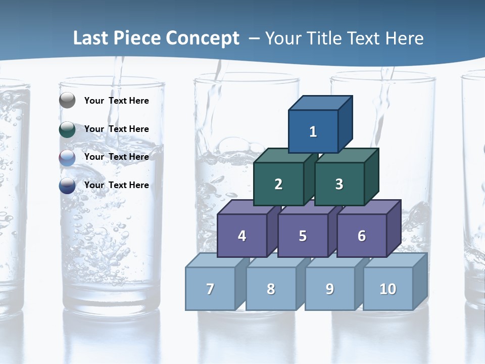 Glasses Of Water PowerPoint Template