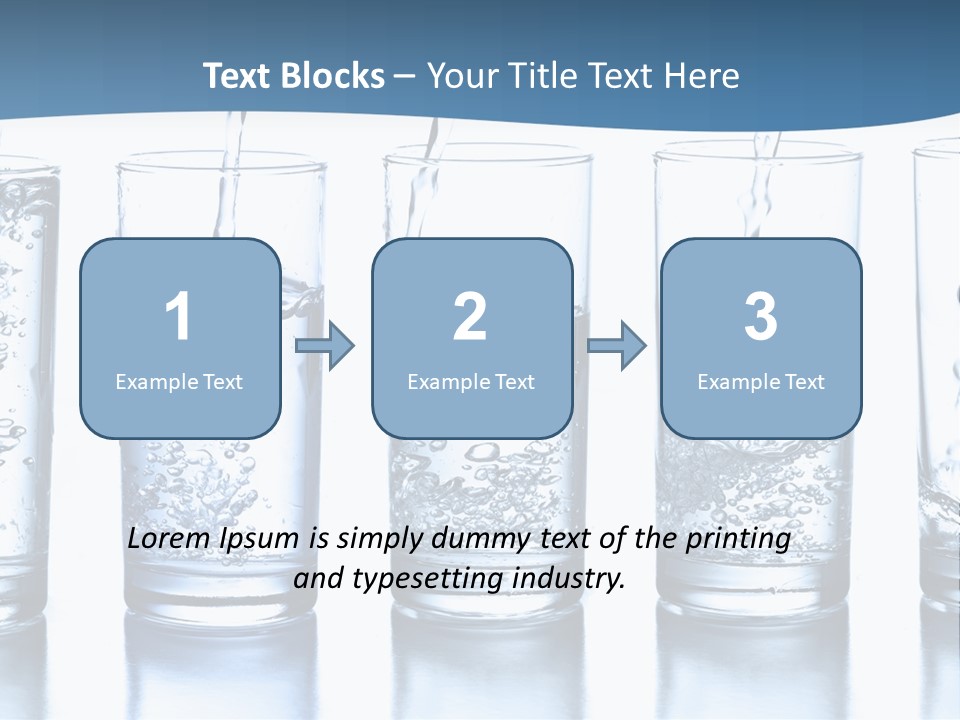 Glasses Of Water PowerPoint Template