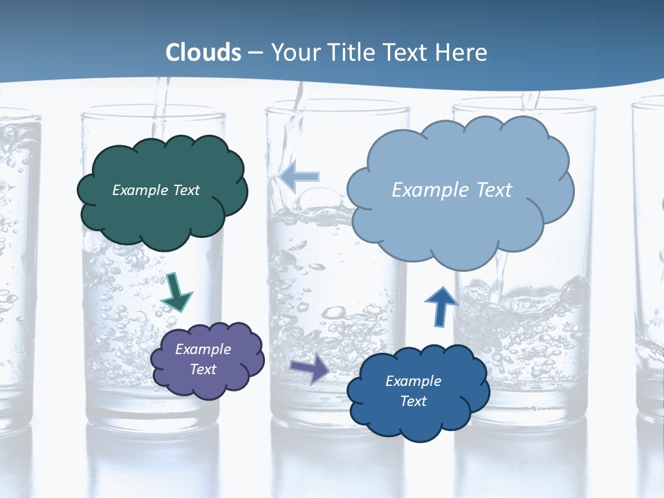 Glasses Of Water PowerPoint Template