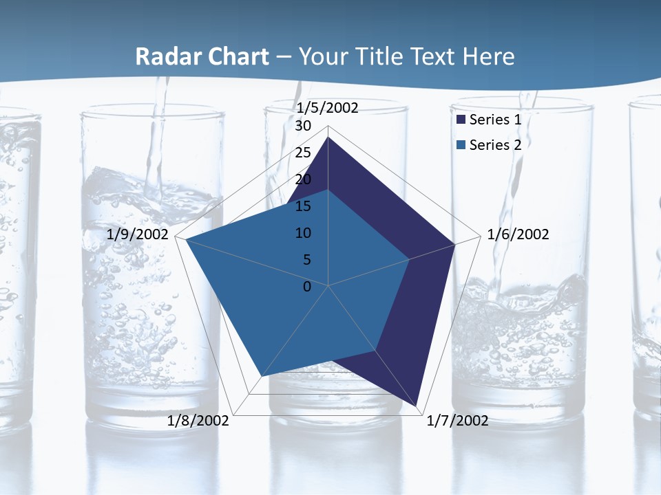 Glasses Of Water PowerPoint Template