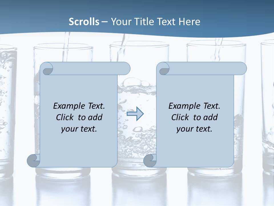 Glasses Of Water PowerPoint Template