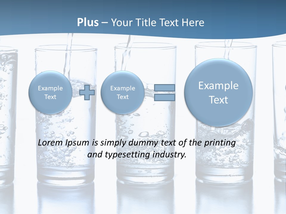 Glasses Of Water PowerPoint Template