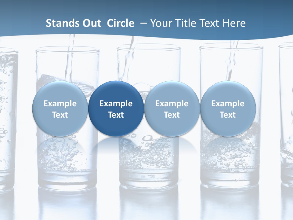 Glasses Of Water PowerPoint Template