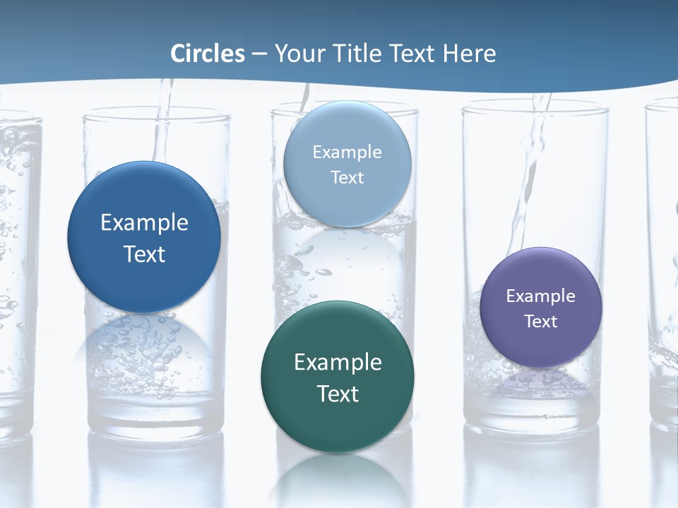 Glasses Of Water PowerPoint Template