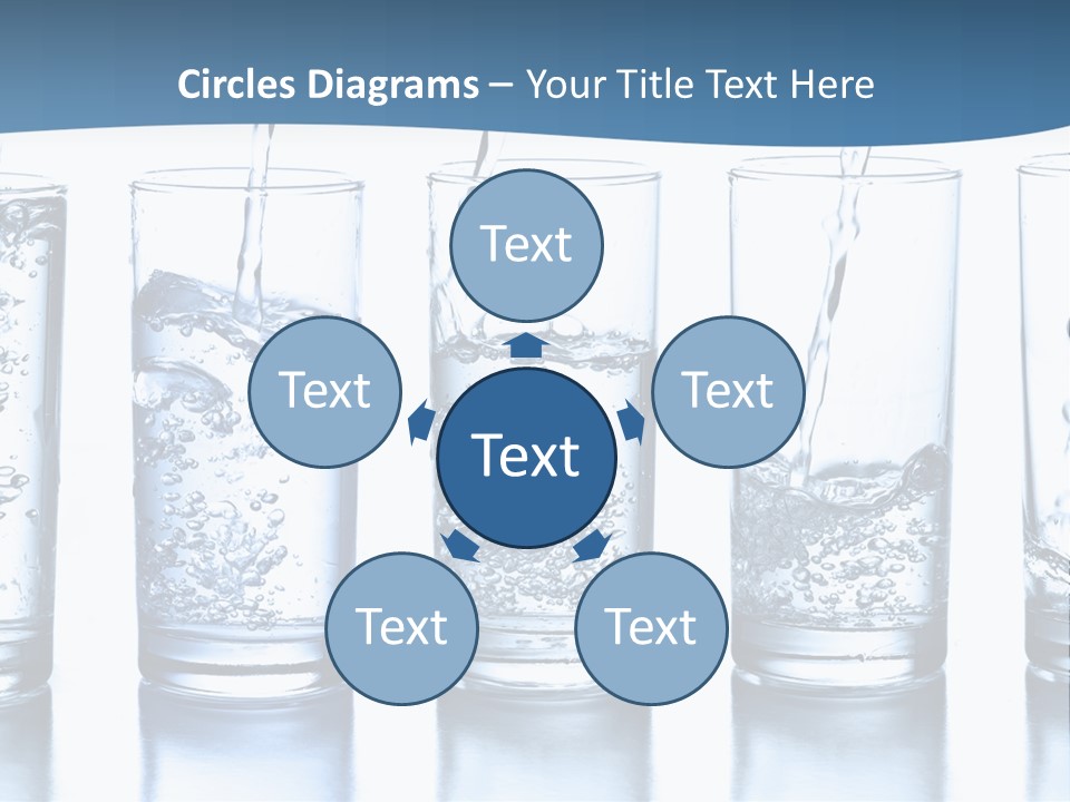 Glasses Of Water PowerPoint Template
